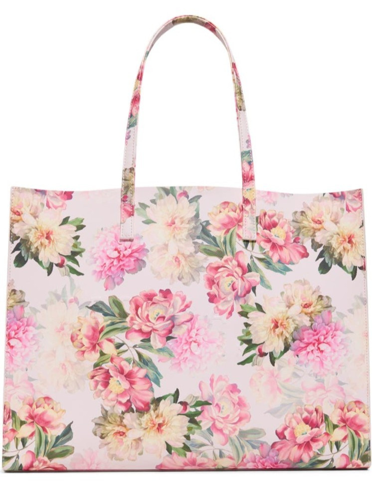 Ted Baker- Sukicon- Extra Large- East/ West Icon Tote- Pink Floral- NWT * Ted Baker- Sukicon- Extra Large- East/ West Icon Tote- Pink Floral- NWT *