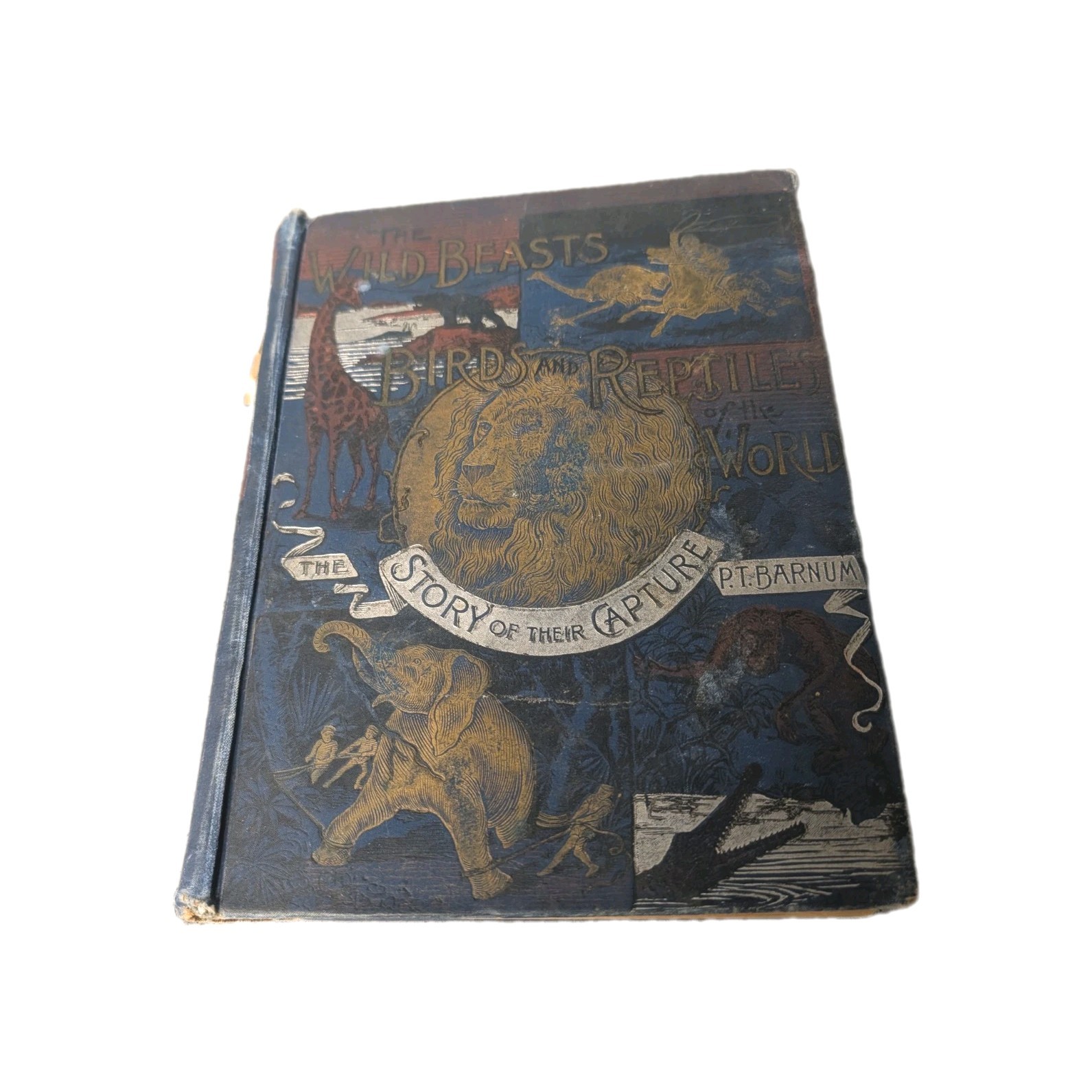 ANTIQUE Wild Beasts Birds & Reptiles of World & Story Their Capture 1892 Barnum ANTIQUE Wild Beasts Birds & Reptiles of World & Story Their Capture 1892 Barnum