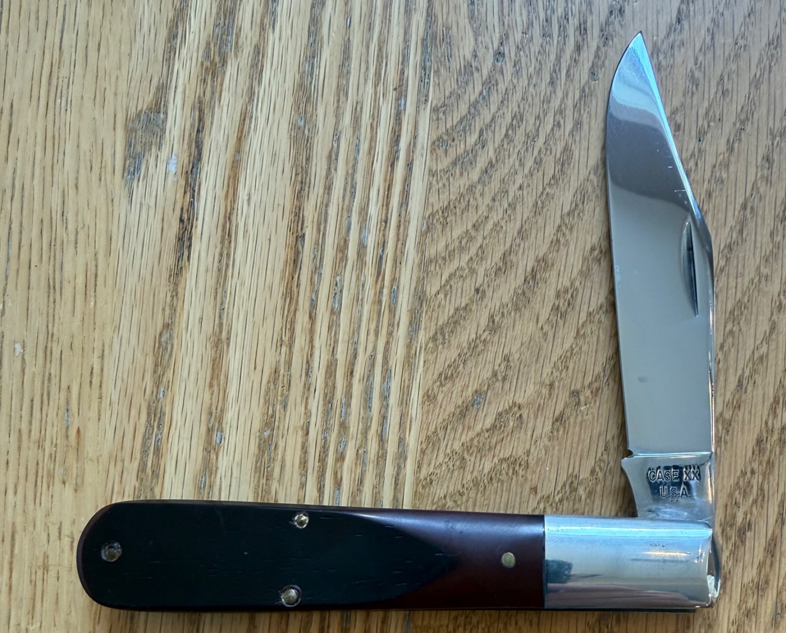 VINTAGE 1978 CASE BROWN DELRIN GRAND DADDY BARLOW KNIFE NEVER USED 6143 N12* VINTAGE 1978 CASE BROWN DELRIN GRAND DADDY BARLOW KNIFE NEVER USED 6143 N12*