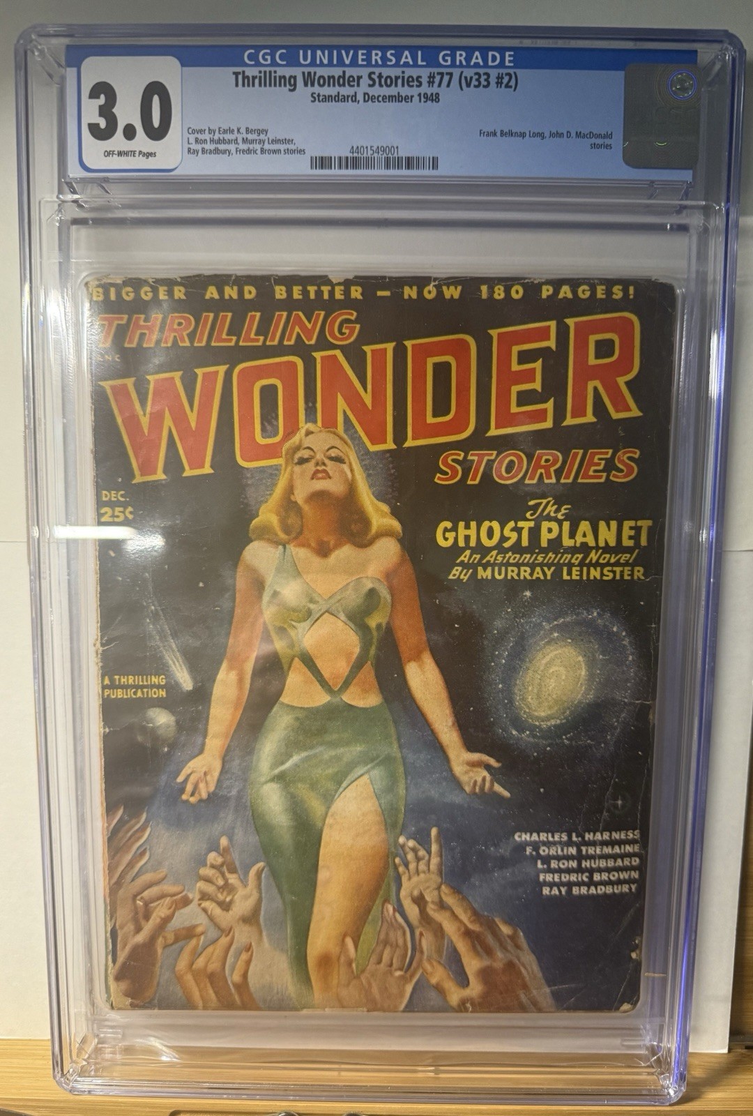 Thrilling Wonder Stories 77 Pulp CGC 1948 Thrilling Wonder Stories 77 Pulp CGC 1948