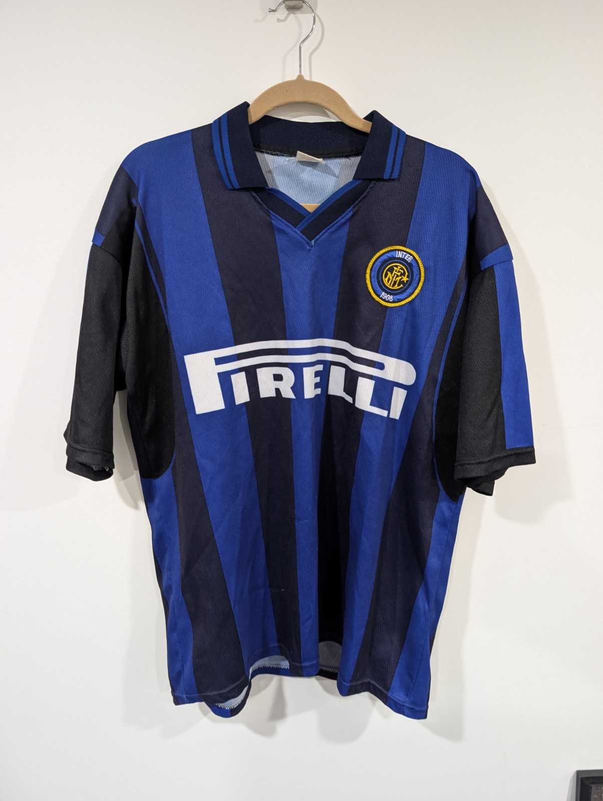 Inter Milan home football jersey Pirelli Soccer Jersey Inter Milan home football jersey Pirelli Soccer Jersey