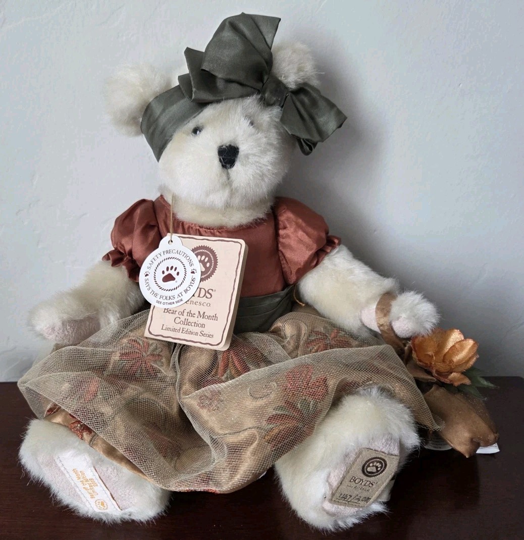 2009 Boyds Bear Of The Month November Christina Bearybloom NWT # 1147/2000 Plush 2009 Boyds Bear Of The Month November Christina Bearybloom NWT # 1147/2000 Plush