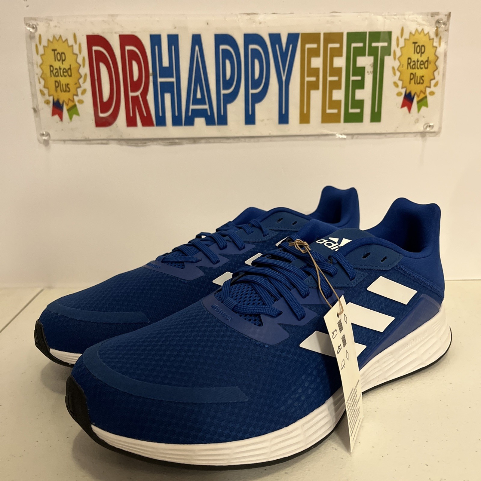 Adidas Duramo SL Men\'s Running Shoes Royal Blue/White GV7126 New