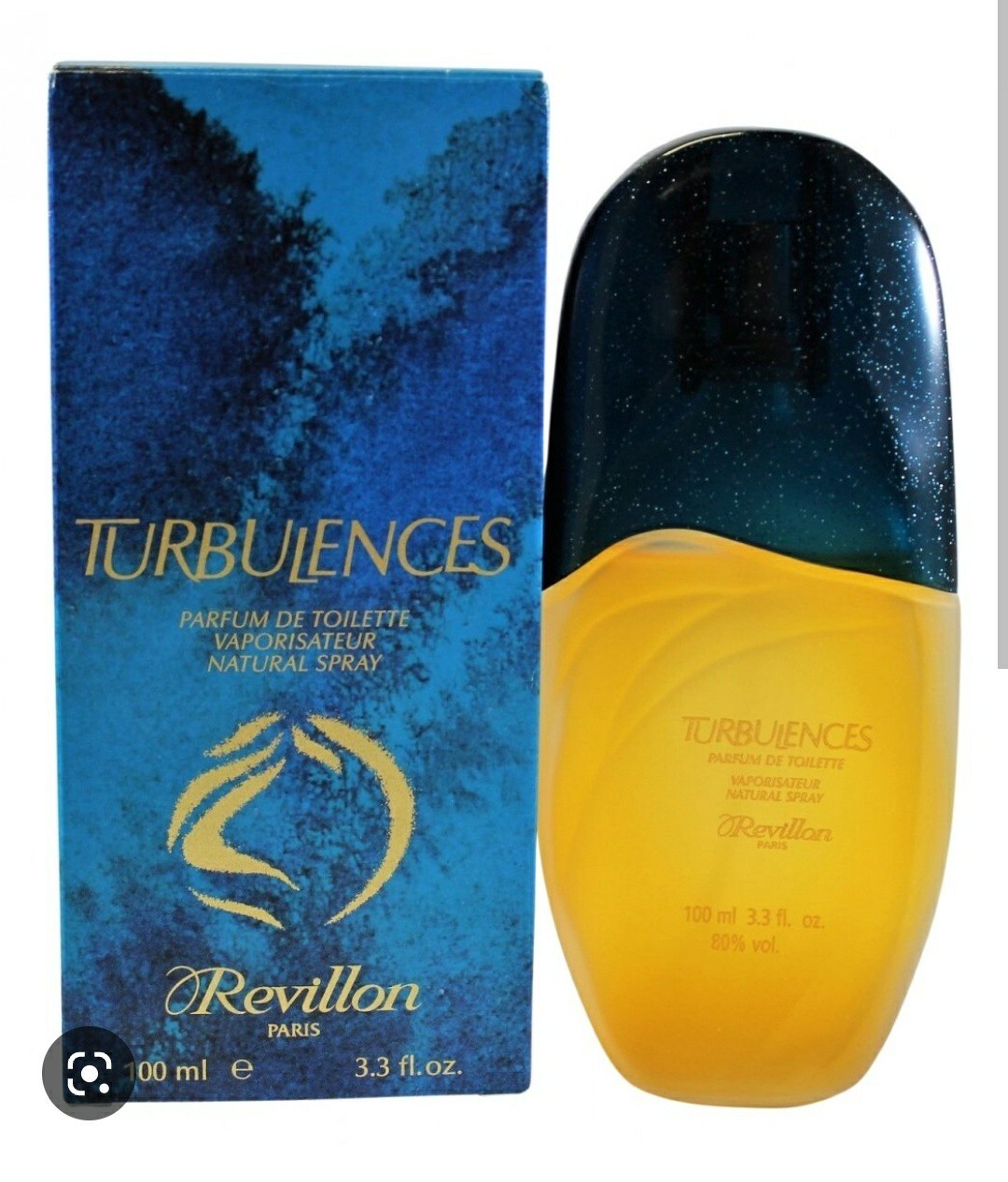 TURBULENCES Perfume REVILLON Paris 3.3 Oz 100 ml PARFUM DE TOILETTE SPRAY Women