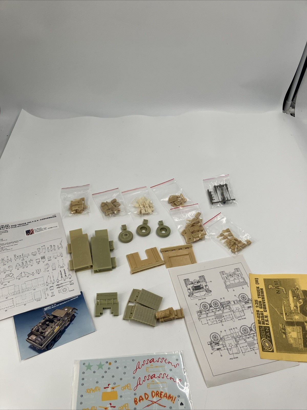 Hobby Fan 1/35 HF-028 M35A1 Truck (III) F.S.V. Conversion For AFV Club 35034
