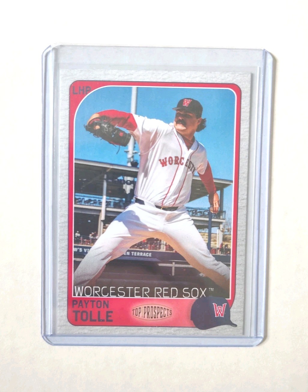 Payton Tolle Worcester Red Sox AAA Top Prospects Minor League Rc Rookie Card Payton Tolle Worcester Red Sox AAA Top Prospects Minor League Rc Rookie Card