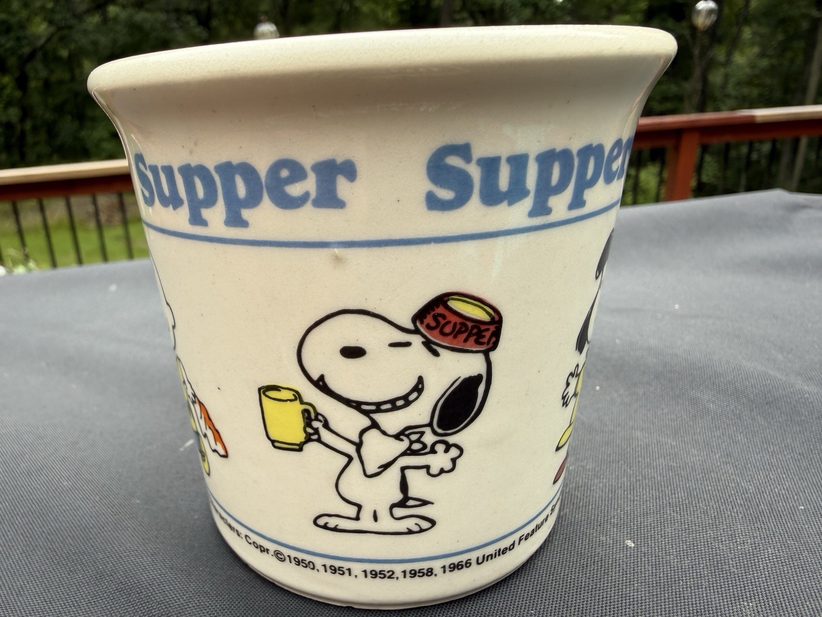 Vintage Snoopy Coffee Mug Cup Taylor International USA Summertime Peanuts Vintage Snoopy Coffee Mug Cup Taylor International USA Summertime Peanuts