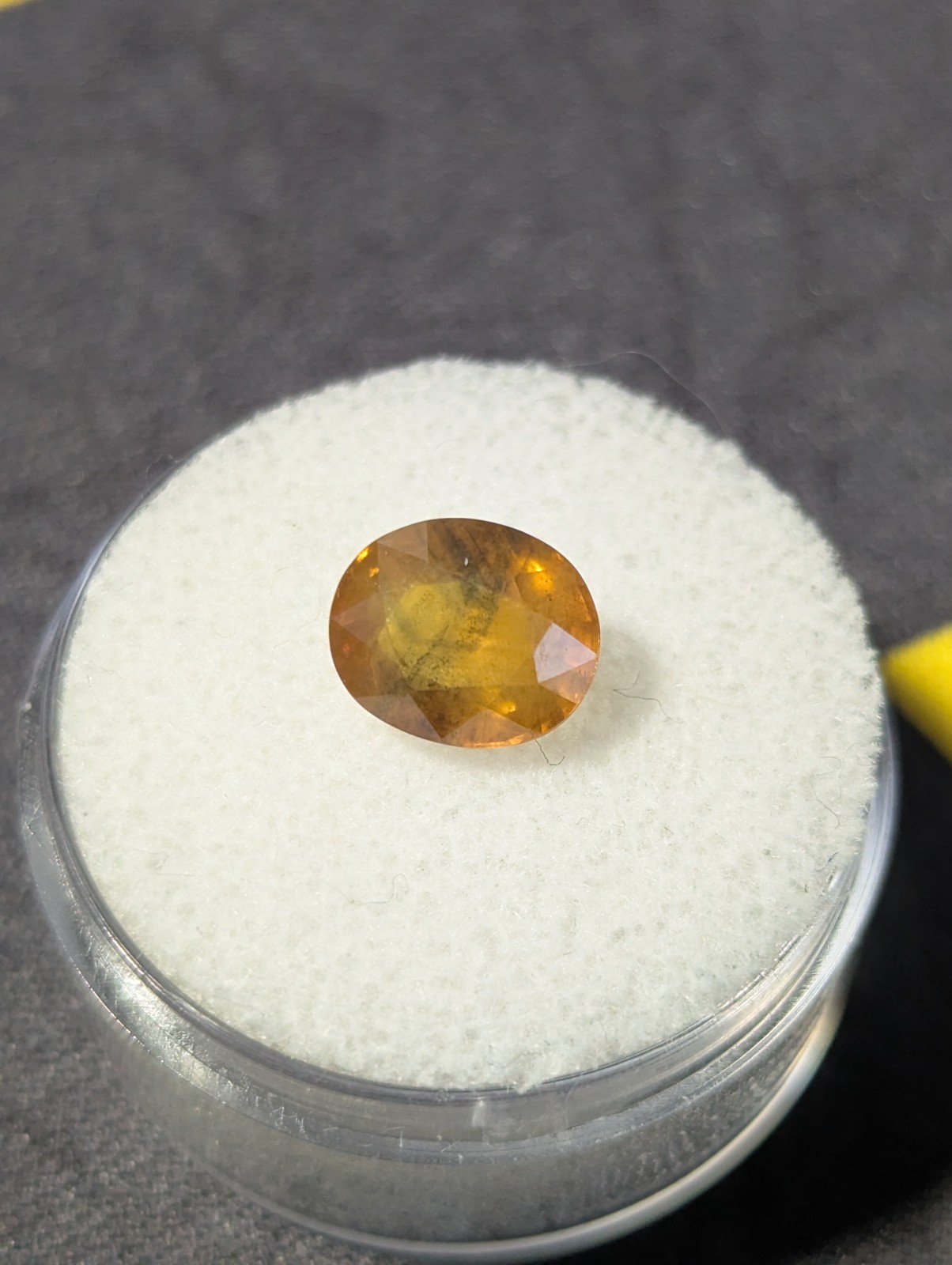 2.82ct Natural Yellow Sapphire Oval Cut African Heated Loose Gemstone