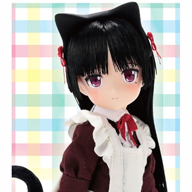 23cm Kuroneko (Maid Outfit Ver.) Dressed Doll rare Pureneemo Character Series