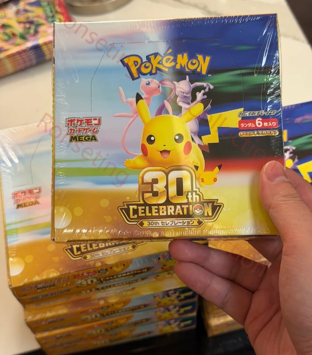 2026 MEGA 30th Celebration Box M6a Pokemon Card Japanese W/shrink Booster Box