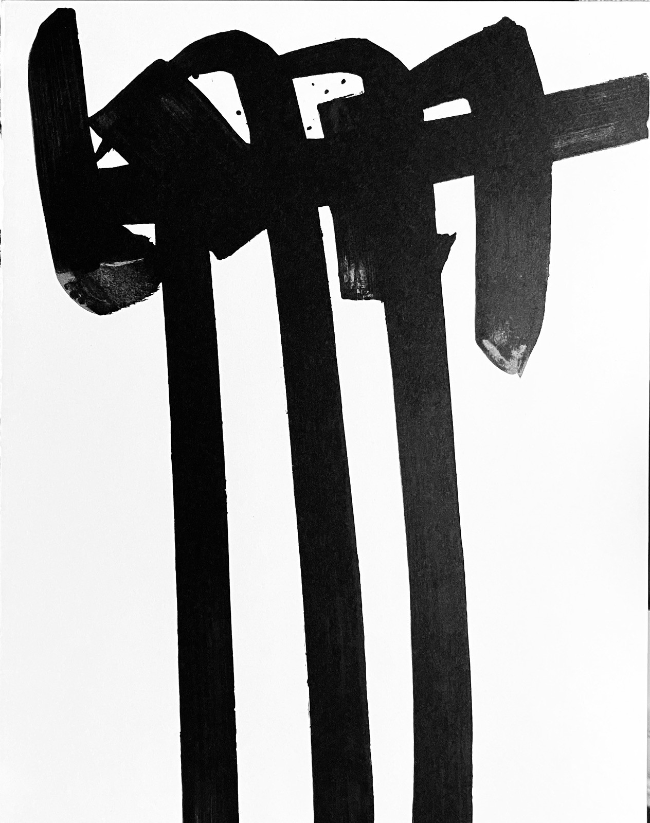 Pierre Soulages Original Lithograph Pierre Soulages Original Lithograph