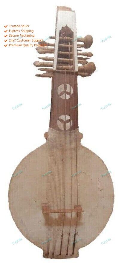 Professional Rajasthani Primeval Musical String Instrument Kamaicha With Gaj