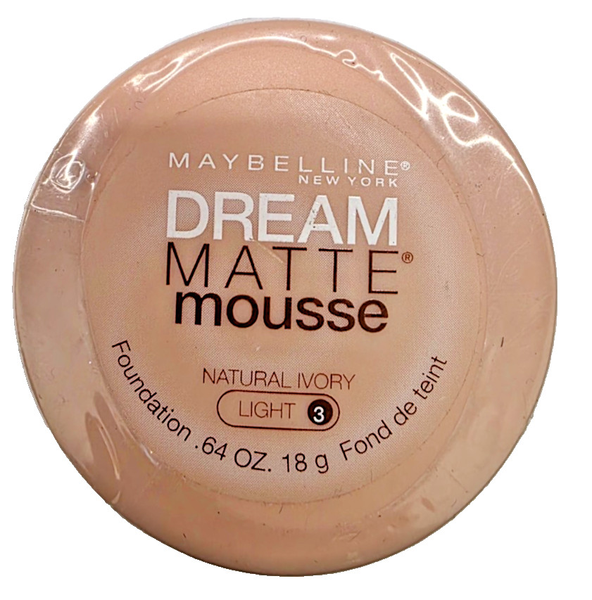NEW Maybelline Dream Matte Mousse Foundation-NATURAL IVORY LIGHT 3