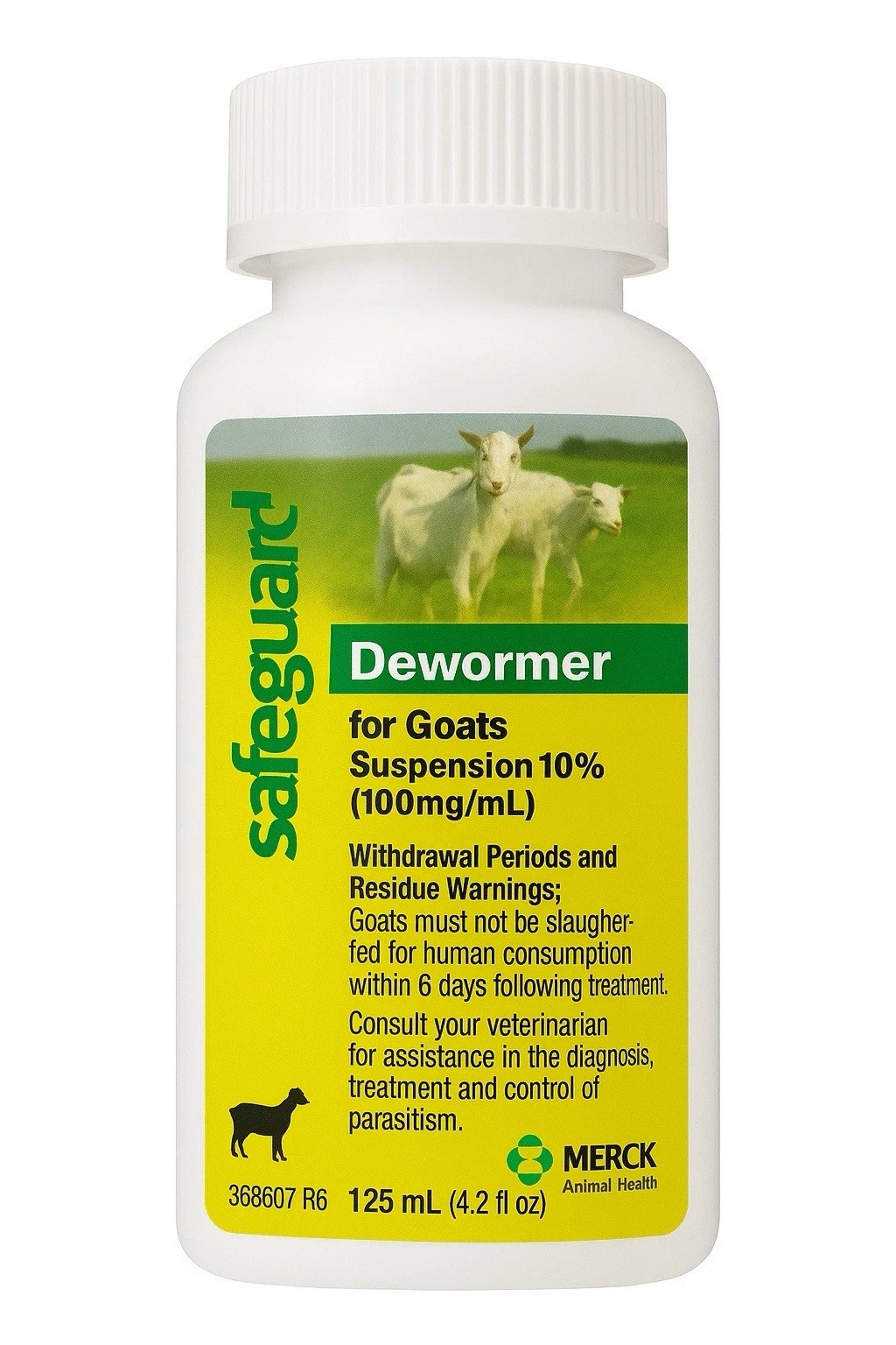 Merck Safe-Guard Goat Dewormer, 125mL Fenbendazole