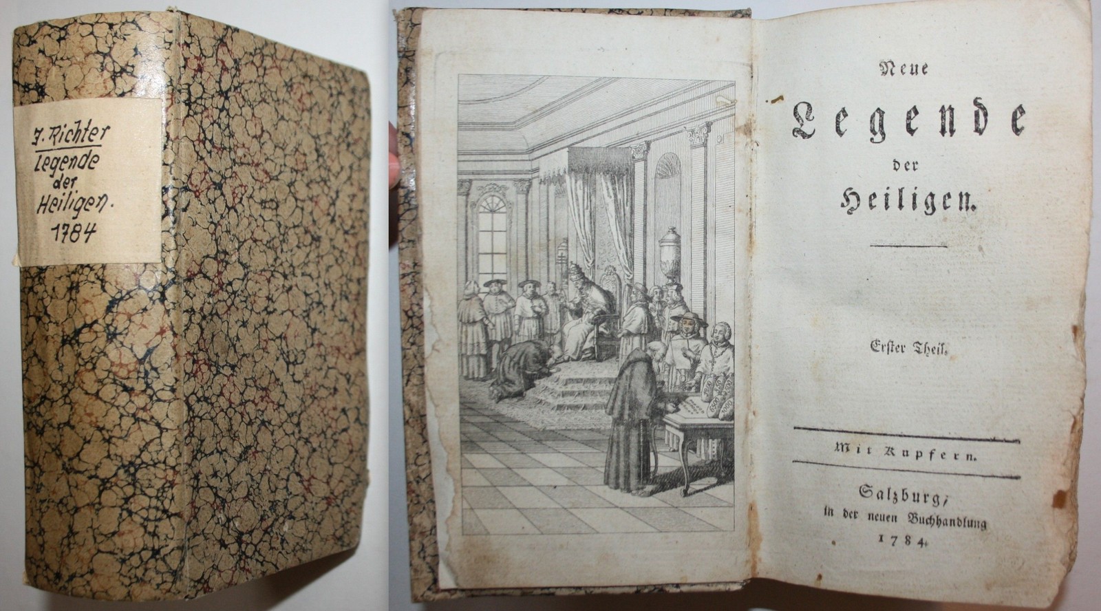1784 Satire / Josef Richter - Legende der Heiligen Religion Kupferstiche 3 Teile
