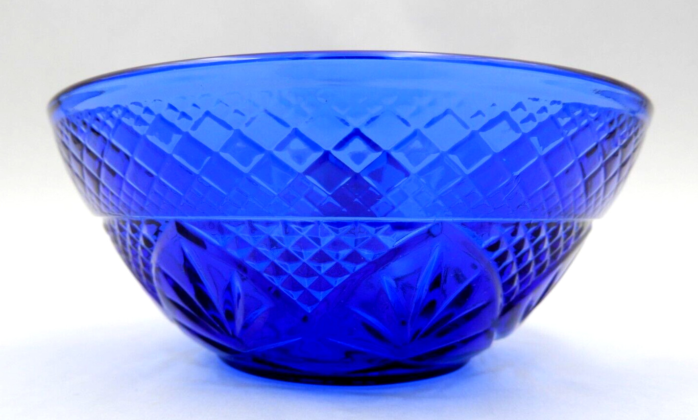 CRISTAL D\'ARQUES-DURAND ARCOROC ANTIQUE SAPPHIRE BLUE SAPHIR 5-5/8\