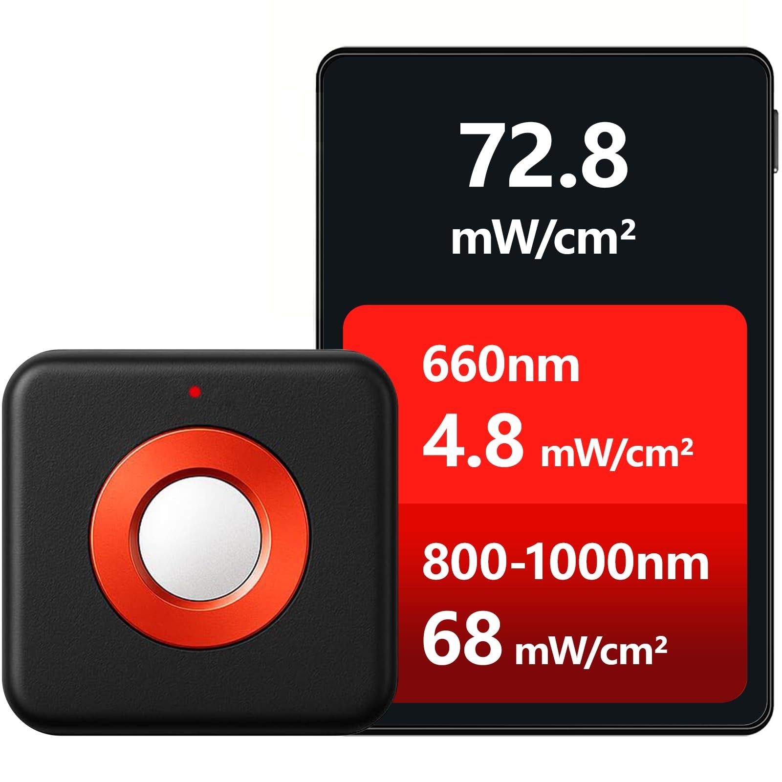 High-Precision LED Phototherapy Light Meter – Accurately Measures 660nm Re
