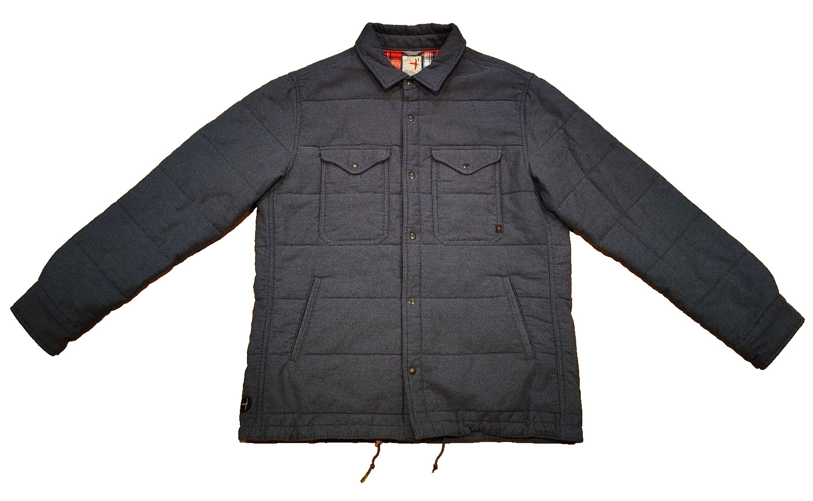 Relwen Moleskin Snap CPO Jacket Navy Mens Size XL Shacket Coat Relwen Moleskin Snap CPO Jacket Navy Mens Size XL Shacket Coat