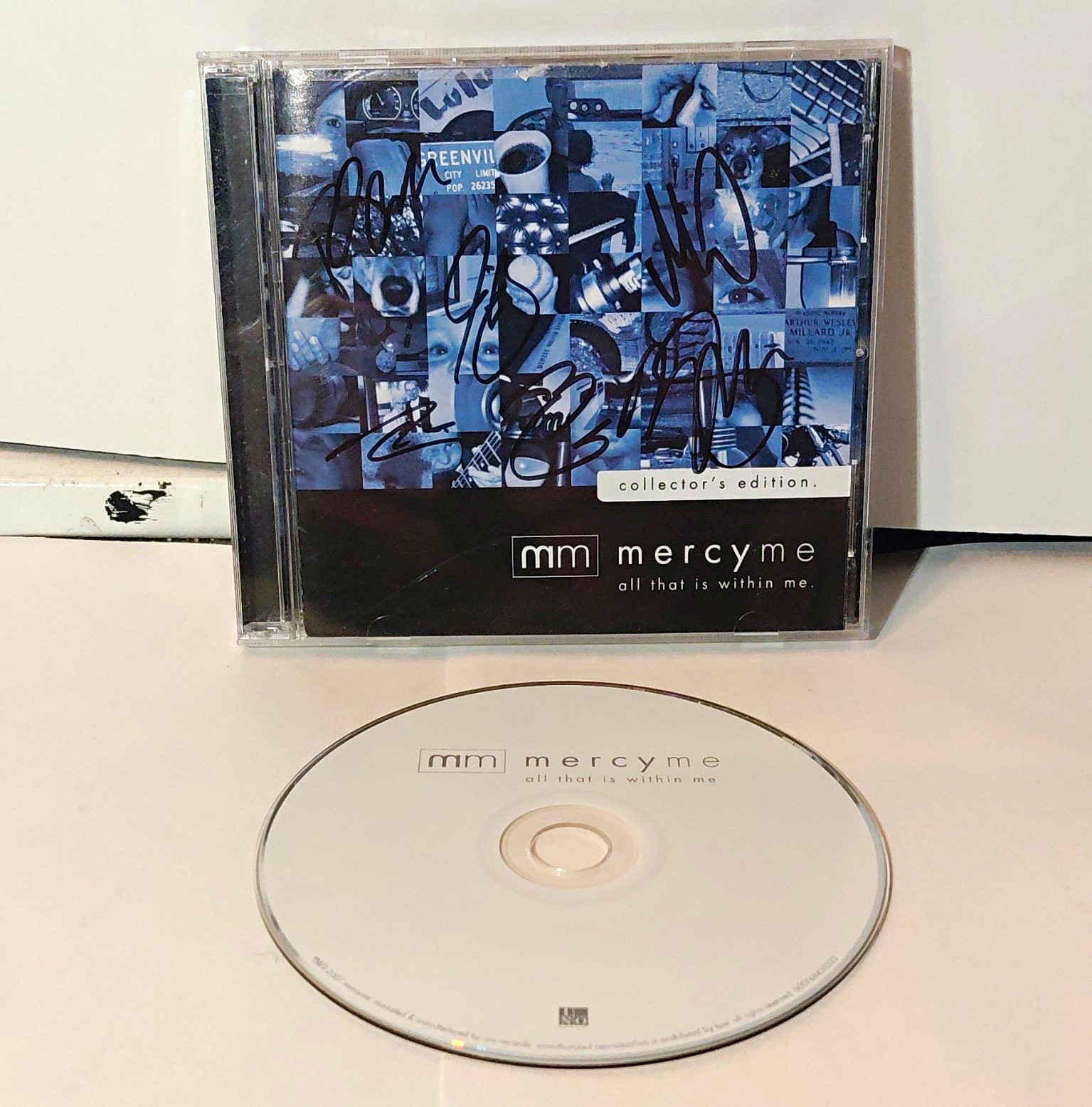 MercyMe All That Is Within Me Collector’s Edition Signed CD & Booklet