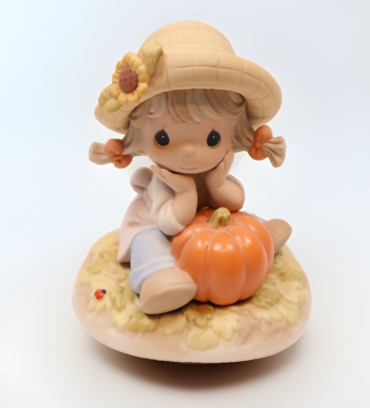 Precious Moments 2001 OH WHAT A WONDER-FALL DAY Country Lane 879096 Pumpkin