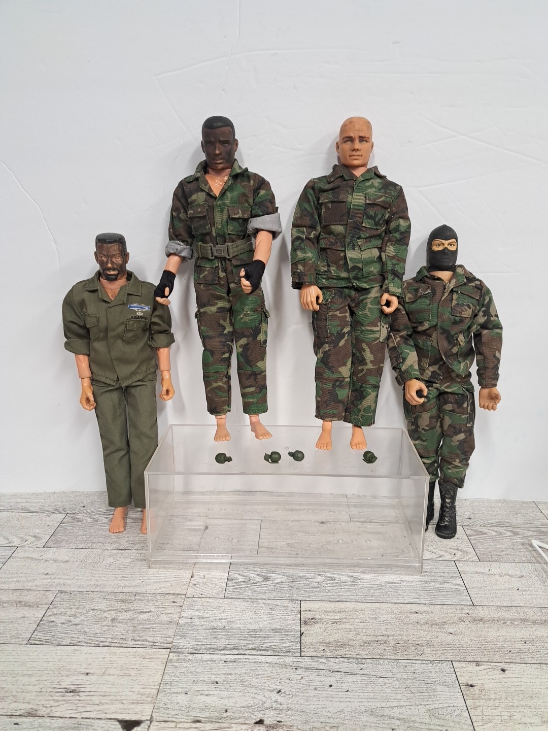4 Vintage 1998 21ST Century Toys Military Soldiers Action Figure 12\ 4 Vintage 1998 21ST Century Toys Military Soldiers Action Figure 12\