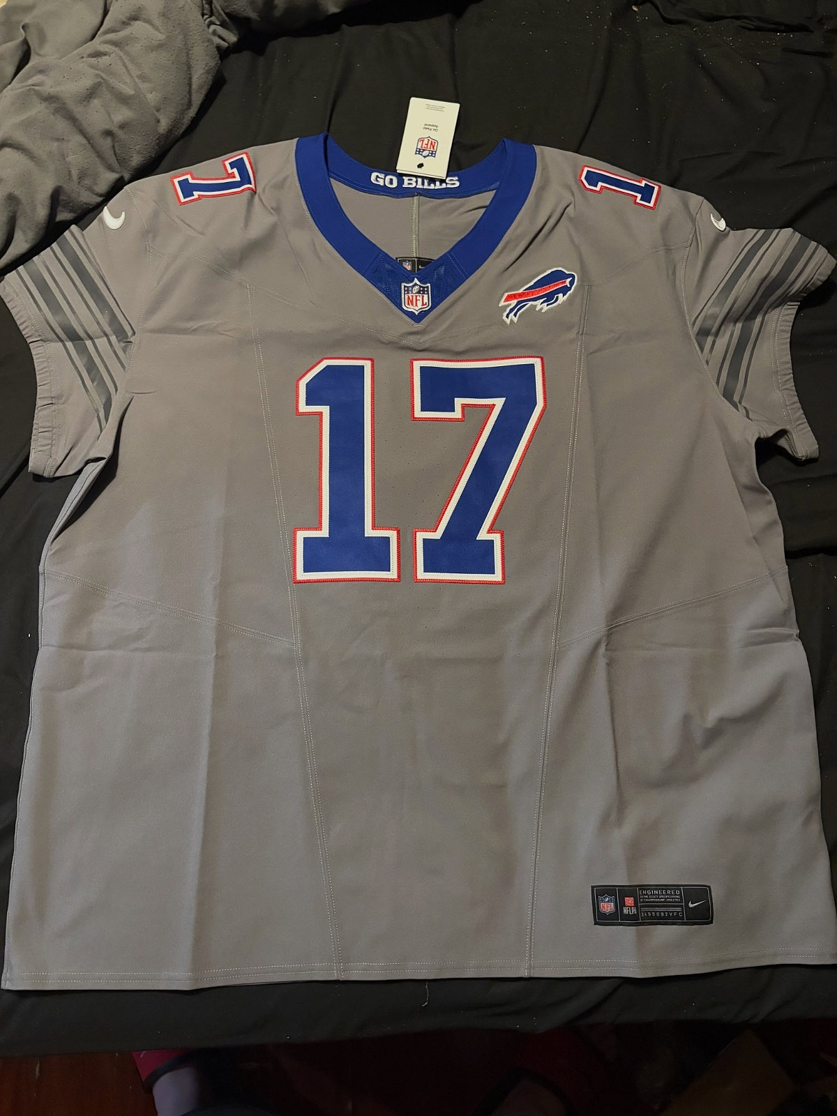 Men\'s Buffalo Bills Josh Allen Gray Nickel City Vapor F.U.S.E Limited S-2XL NWT Men\'s Buffalo Bills Josh Allen Gray Nickel City Vapor F.U.S.E Limited S-2XL NWT