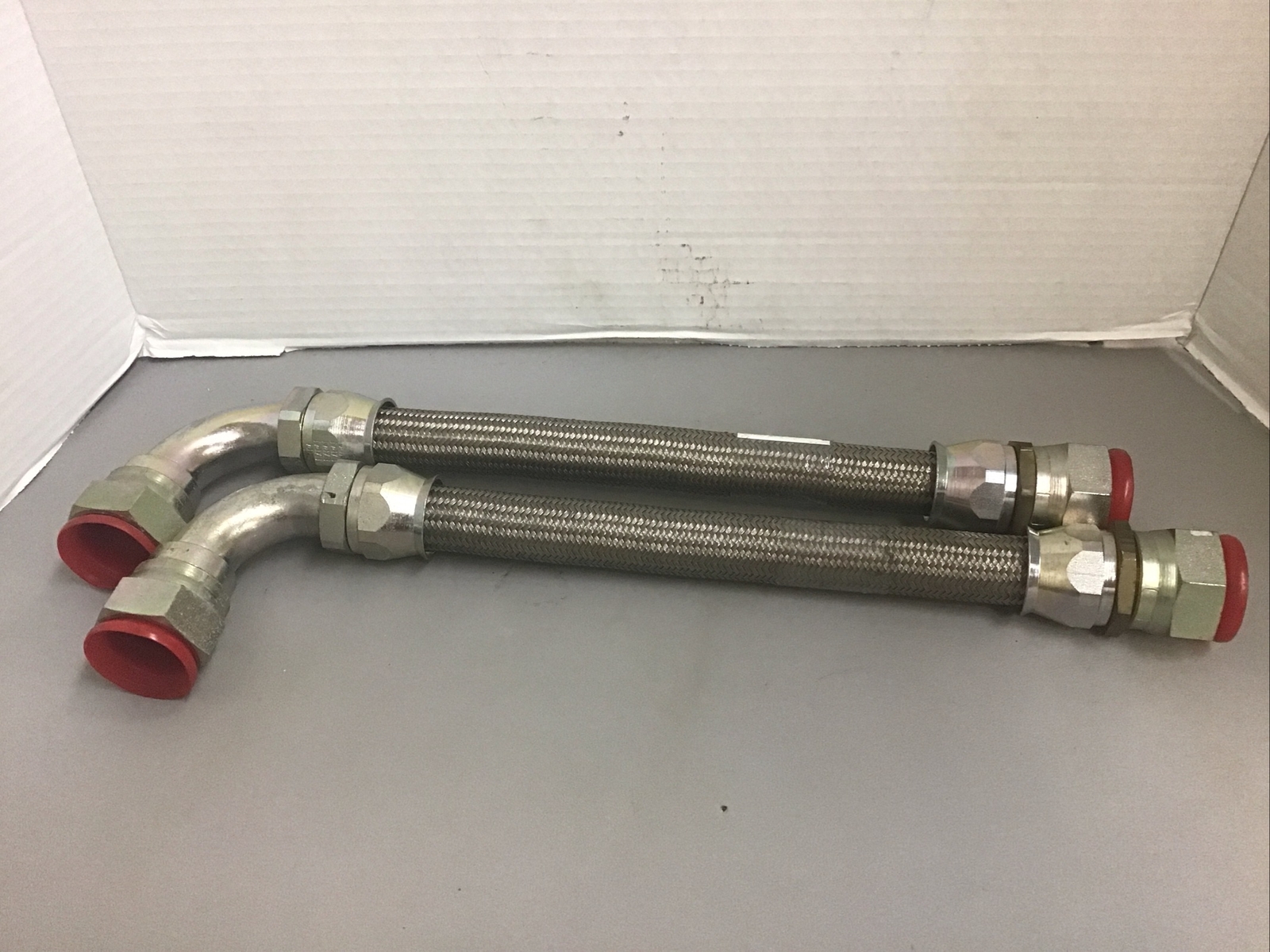 Lot Of 2 Aeroquip Stainless Braided Hose FA4425MMM0143, 15\