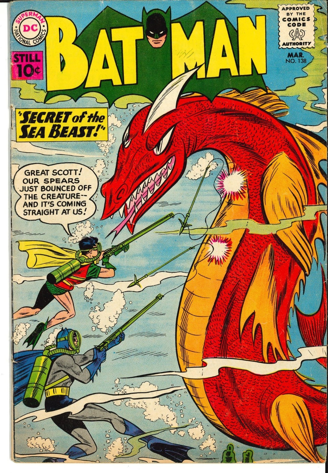 Batman #138 (DC Comics March 1961)