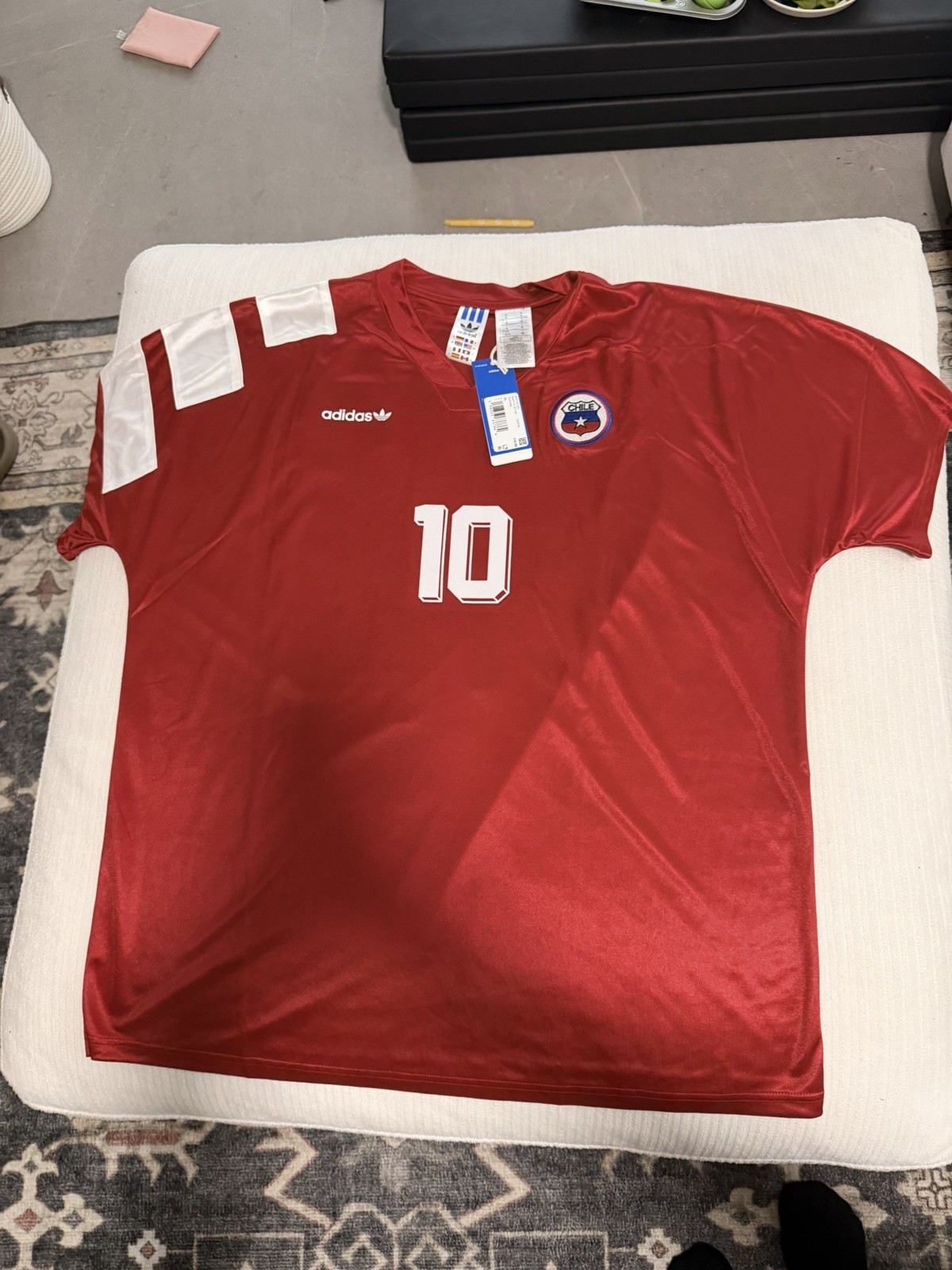 Chile National Soccer Jersey Adult XL Red Brand New With Tags Adidas