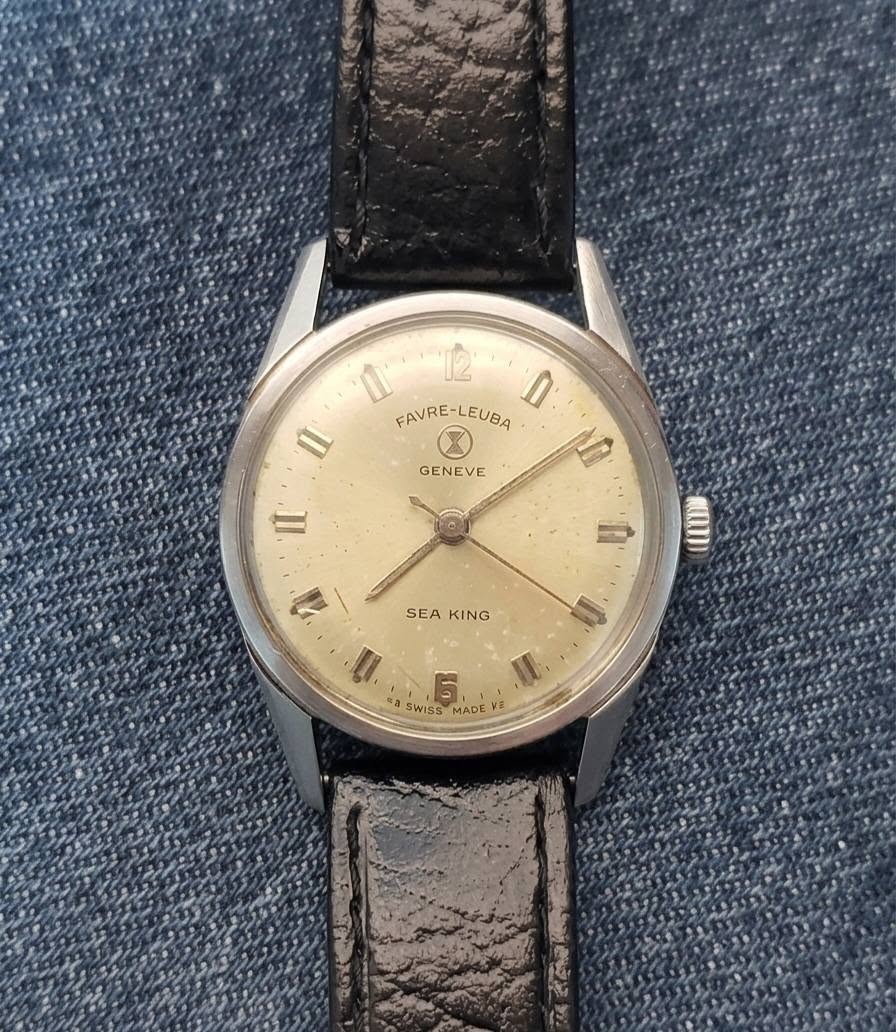 VINTAGE Favre Leuba Sea King Geneve Ref 61093 VINTAGE Favre Leuba Sea King Geneve Ref 61093
