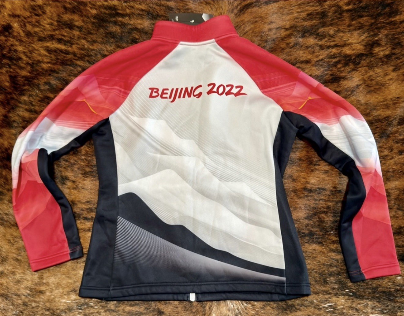 Beijing 2022 Winter Olympic’s Official Team Issued Mid Layer Jacket L NWT ANTA