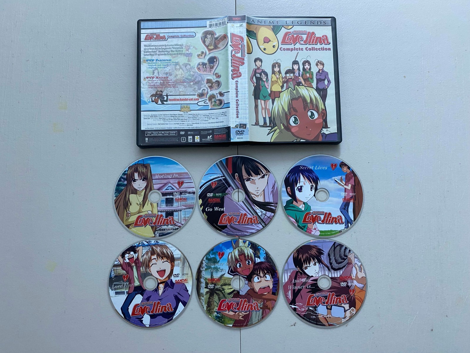 Love Hina - Complete Collection (Bandai Anime Legends) (DVD, 2006) - 6-DISCS Love Hina - Complete Collection (Bandai Anime Legends) (DVD, 2006) - 6-DISCS