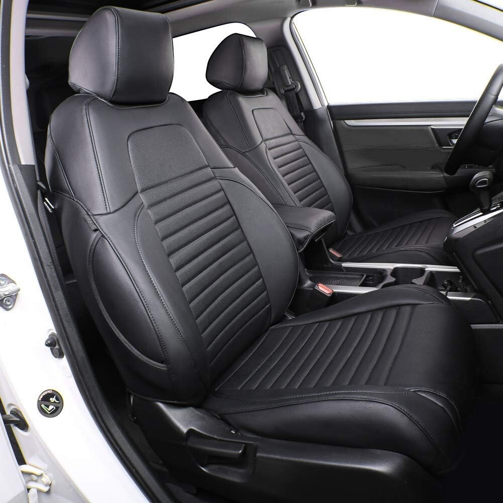 EKR Custom Fit CRV Seat Covers for Honda CRV / Hybrid 2023-2026 Full Set Leather