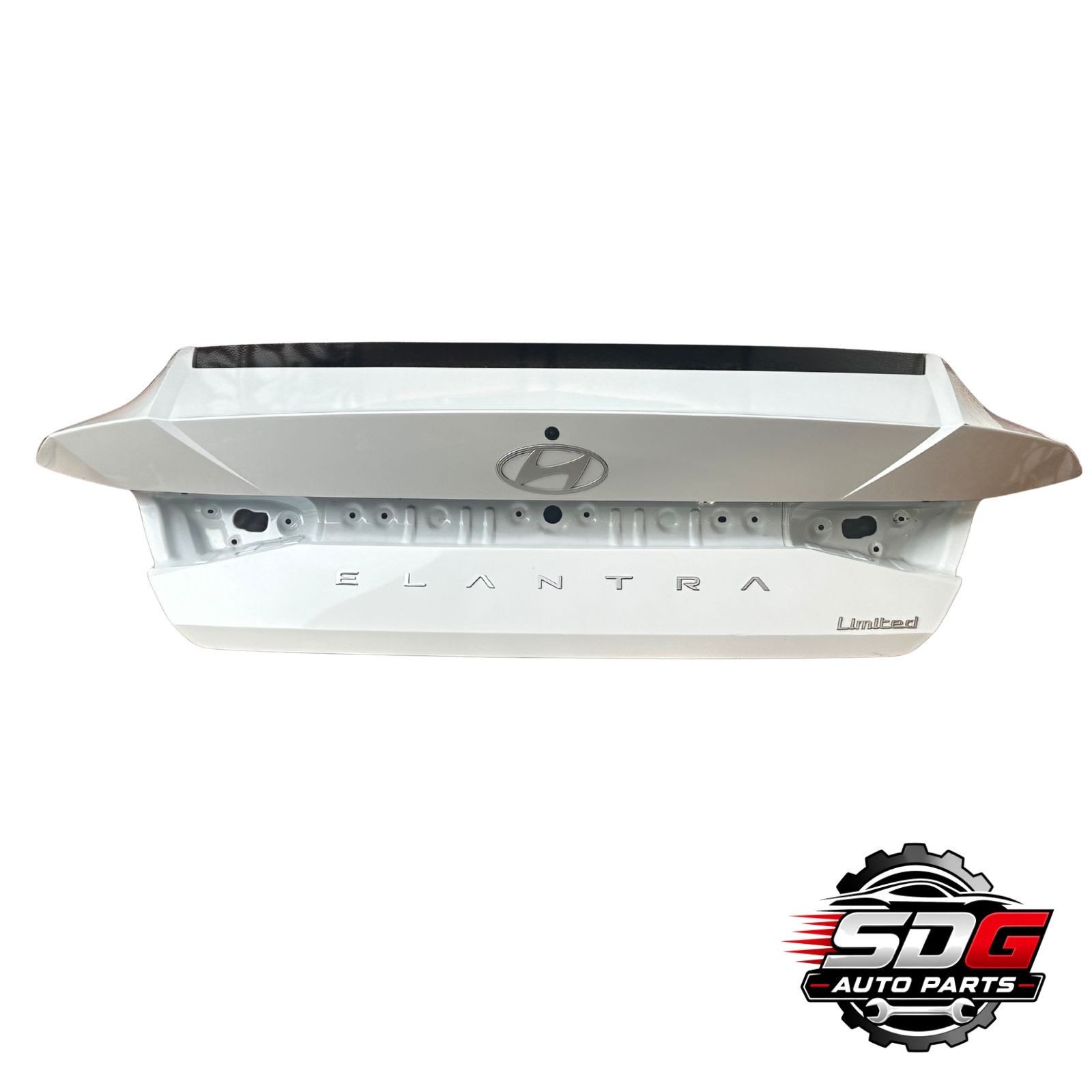 2021-2026 Hyundai Elantra OEM Trunk Lid Assembly W/ Spoiler, Serenity White W6H