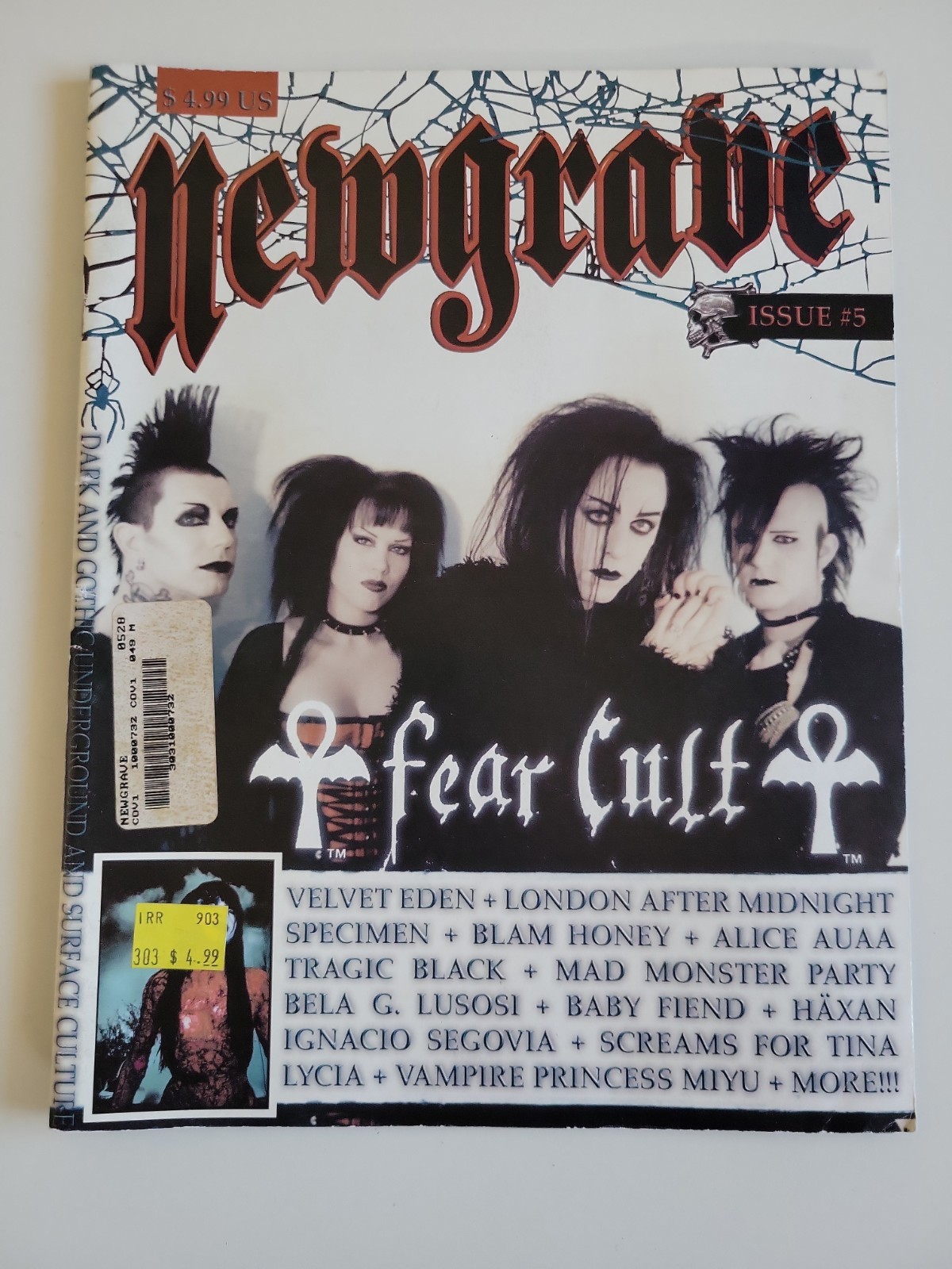 Vintage Newgrave Magazine Issue 5 Fear Cult