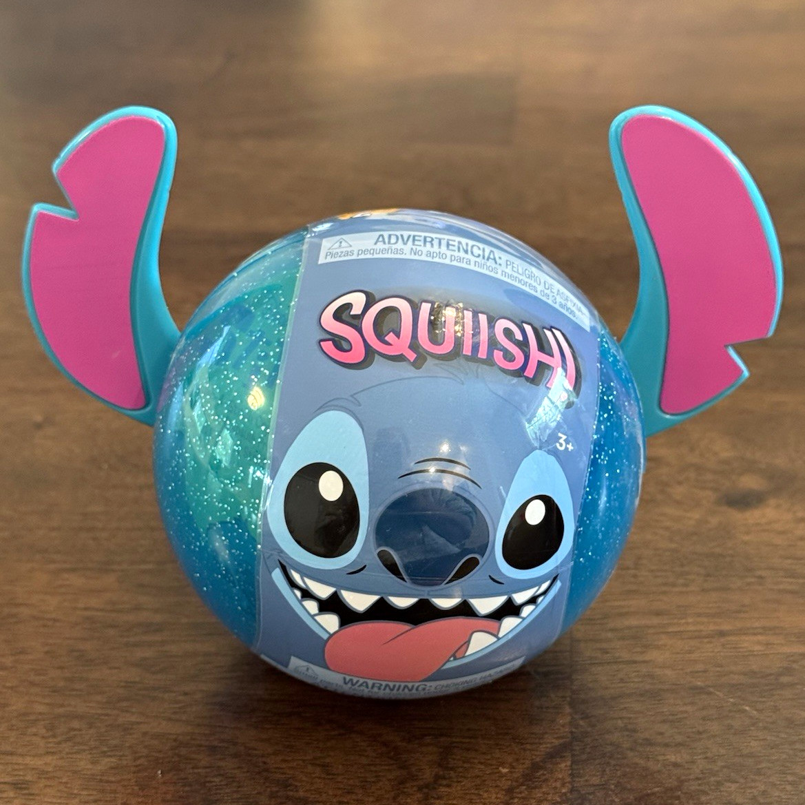 Disney Stitch Squish-A-Stitch Capsule- Sealed Rare Gold Edition (Confirmed #208)