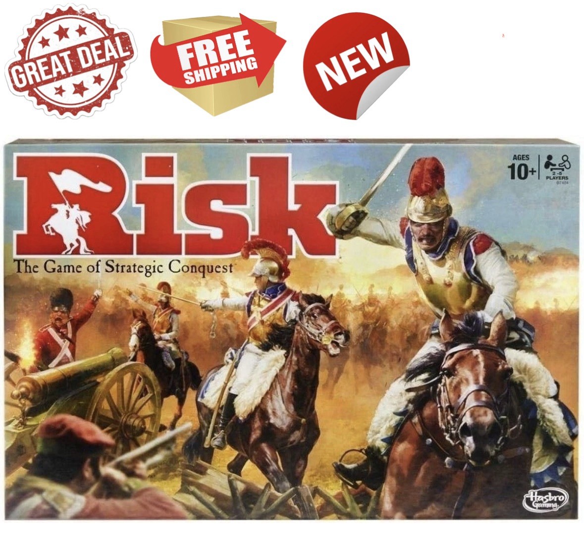 Risk Strategy Board Game 2015 Hasbro Edition New Factory Sealed NIB NEW