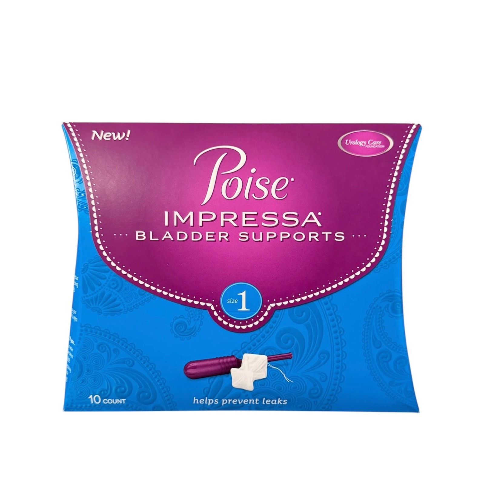 Poise Impressa Bladder Supports, Size 1, 10 Count, NEW Sealed READ Collectible Poise Impressa Bladder Supports, Size 1, 10 Count, NEW Sealed READ Collectible