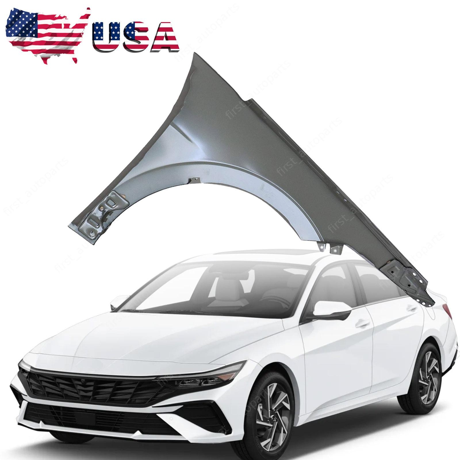 HY1240191 66310AA500 Driver Side Front Fit For Hyundai Elantra 2024 2025 Fender