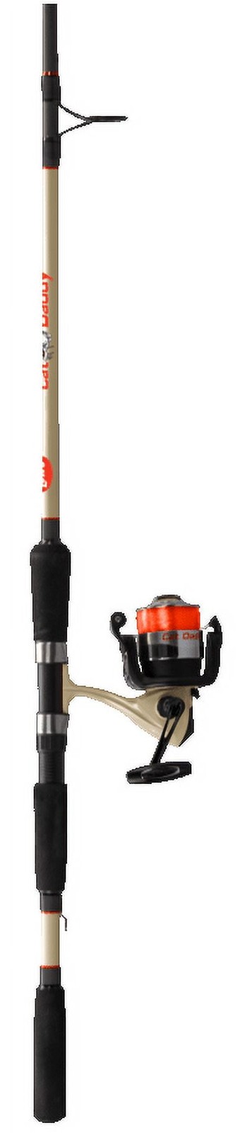 Cat Daddy Speed Spin Reel and Fishing Rod Combo, 7-Foot 2-Pc Rod, Size 50