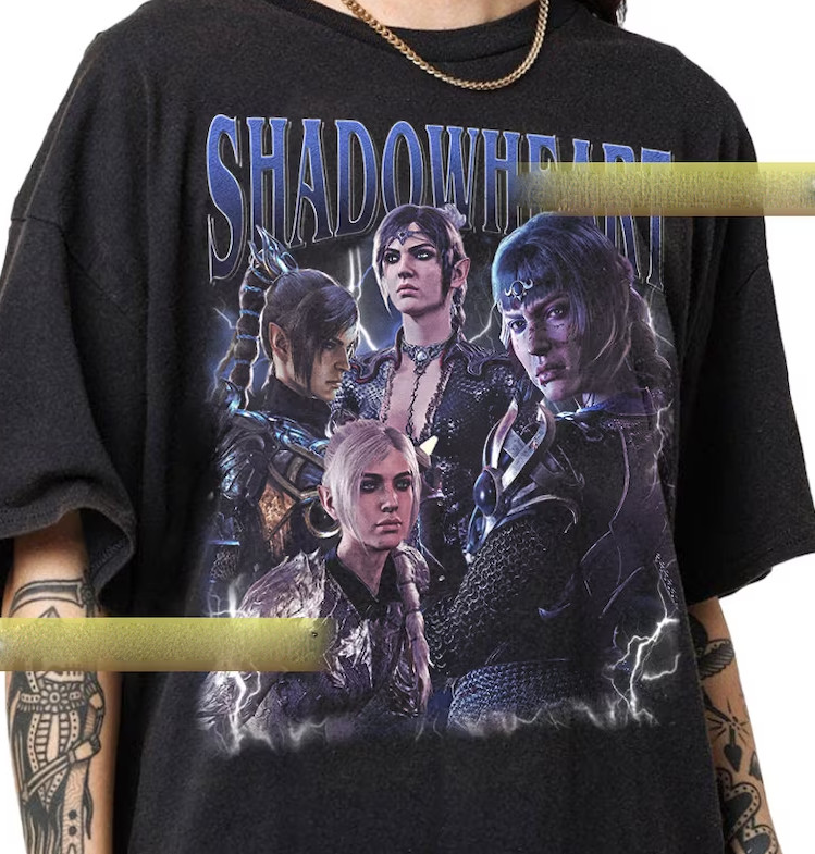 NEW Shadowheart Baldurs Gate 3 Vintage T-Shirt