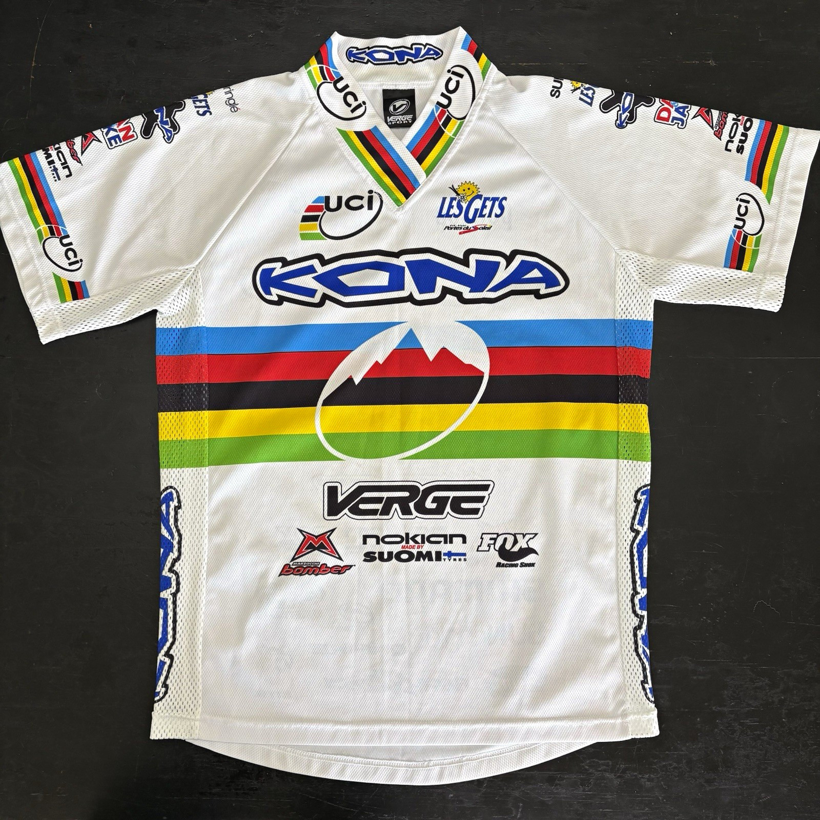 Vintage Verge Sport KONA Mountain Bike downhill jersey MEDIUM Vintage Verge Sport KONA Mountain Bike downhill jersey MEDIUM