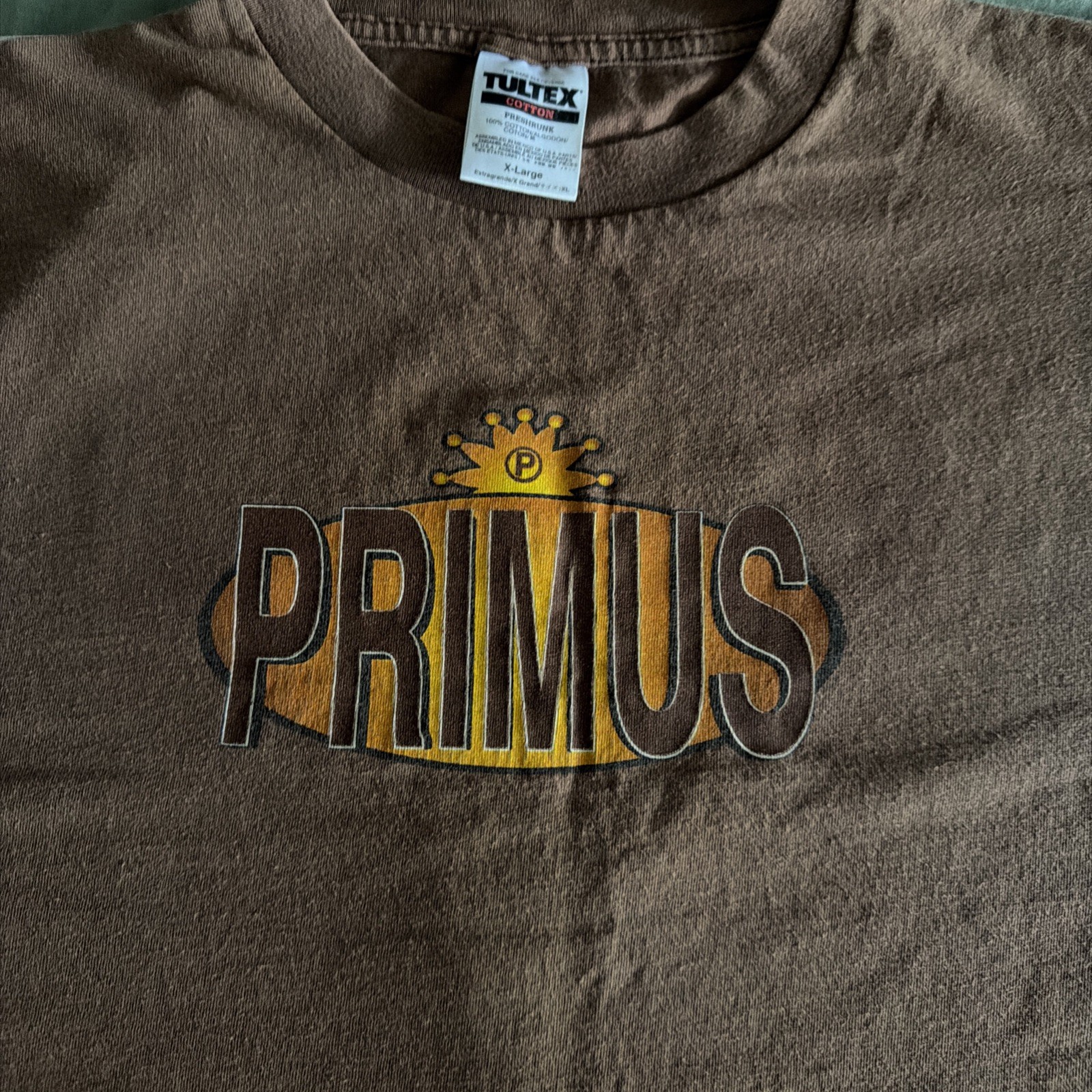 Primus Vintage Brown Album Tour Shirt XL