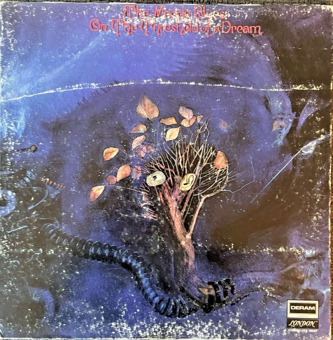 The Moody Blues On the Threshold of a Dream LP Vinyl Deram DES 18025 Gatefold