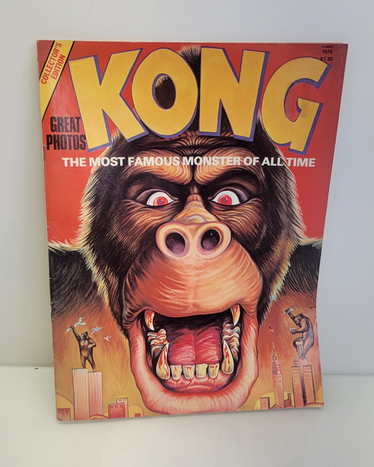 Vintage 1976 King Kong Great Photos Magazine 1970s 70s Movie Monster Creature