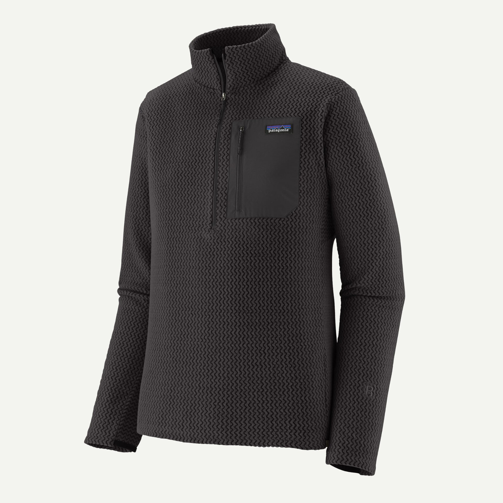 Patagonia Men\'s R1® Air Fleece Zip-Neck, black
