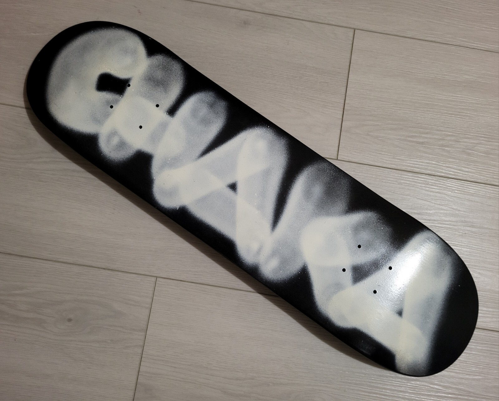 CHAKA Graffiti - Hand Tagged & Painted Skateboard Deck By CHAKA - Only 12 Made