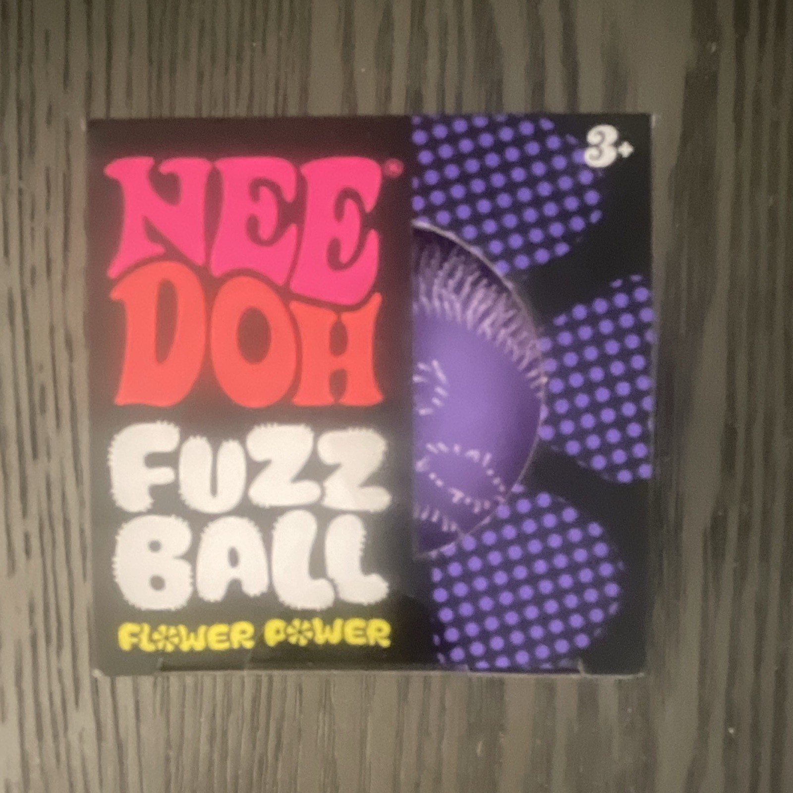 Needoh Fuzz Ball Purple Fuzz