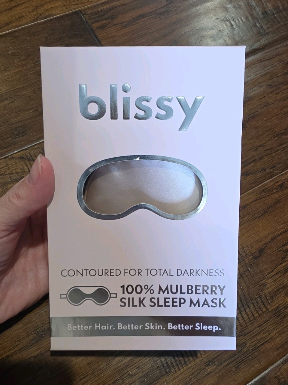 Blissy 100% Mulberry Silk Sleep Mask Pink Brand New With Tags Blissy 100% Mulberry Silk Sleep Mask Pink Brand New With Tags