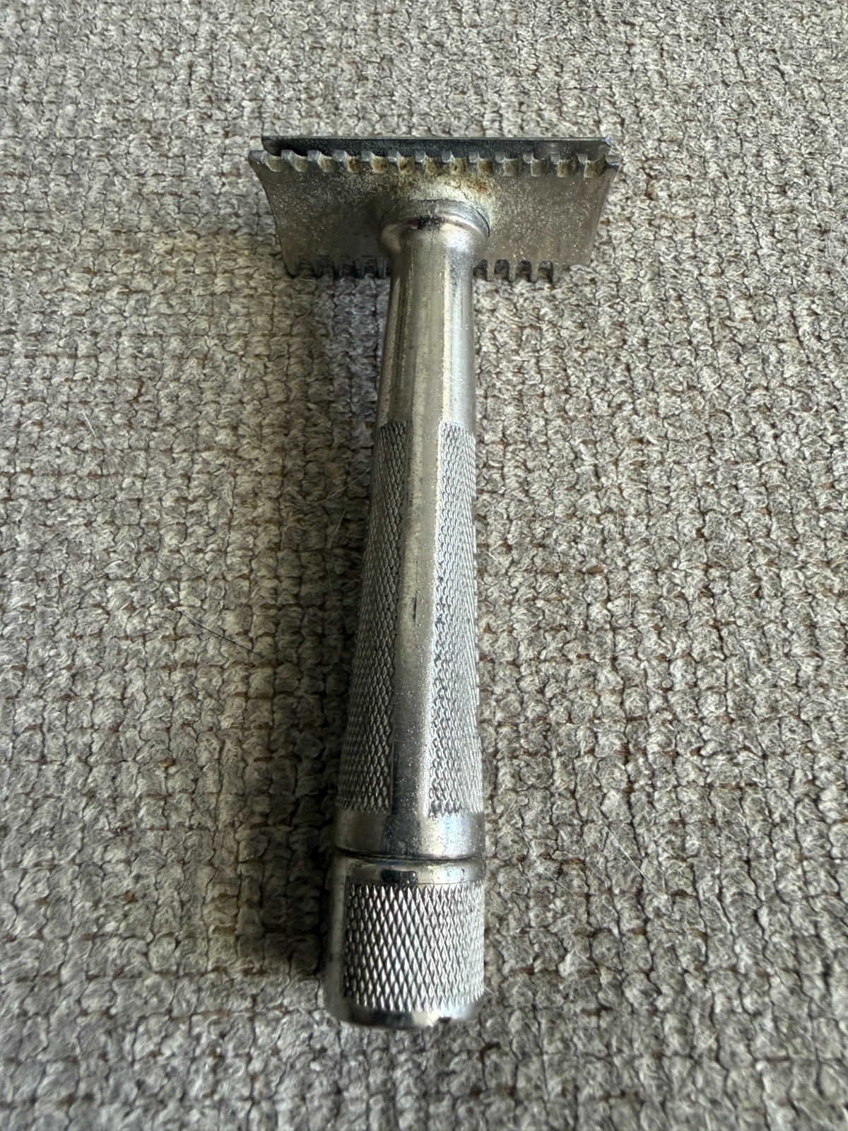 Vintage 1930s Barbasol Open Comb Double Edge Safety Razor – Original